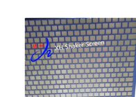 SS304 écran plat de dispositif trembleur d'huile bleue de la couleur DFE pour le dispositif trembleur de schiste de mouvement linéaire