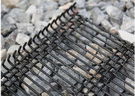 Mine de charbon tissée sertie par replis tissée de recourbement plate de grillage d'acier inoxydable