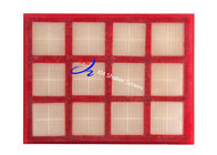 Maille de asséchage de panneau d'écrans de polyuréthane de rectangle pour l'industrie minérale